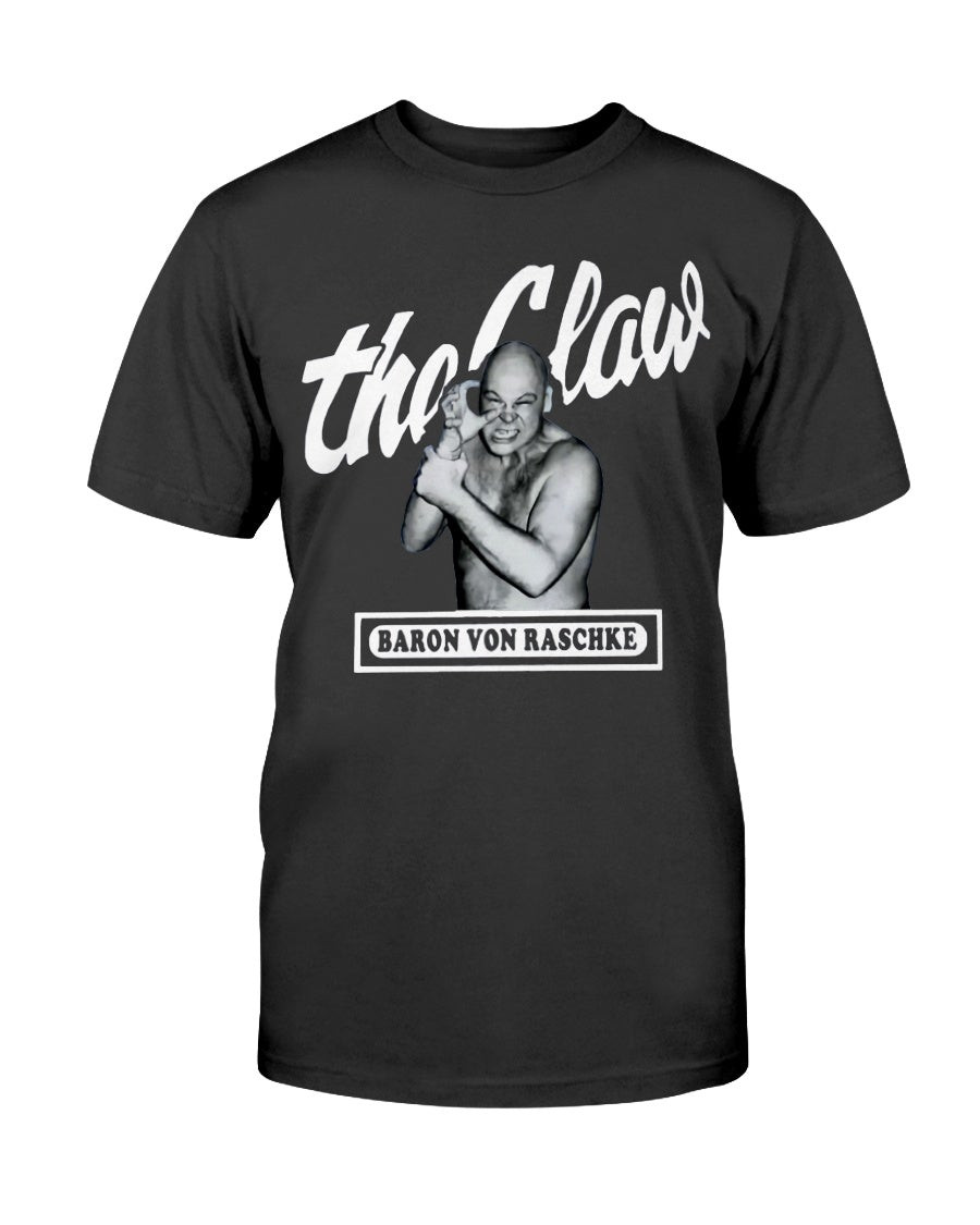 Very Rare Vintage 1985 Awa Baron Von Rashcke The Claw T Shirt 211204