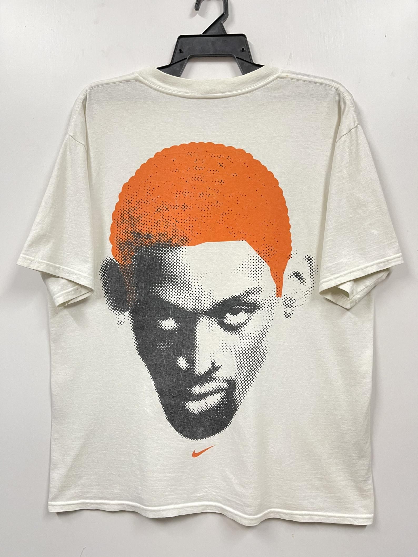 Very Rare Vintage Dennis Rodman American Former Professional Basketball Player 90S T Shirt