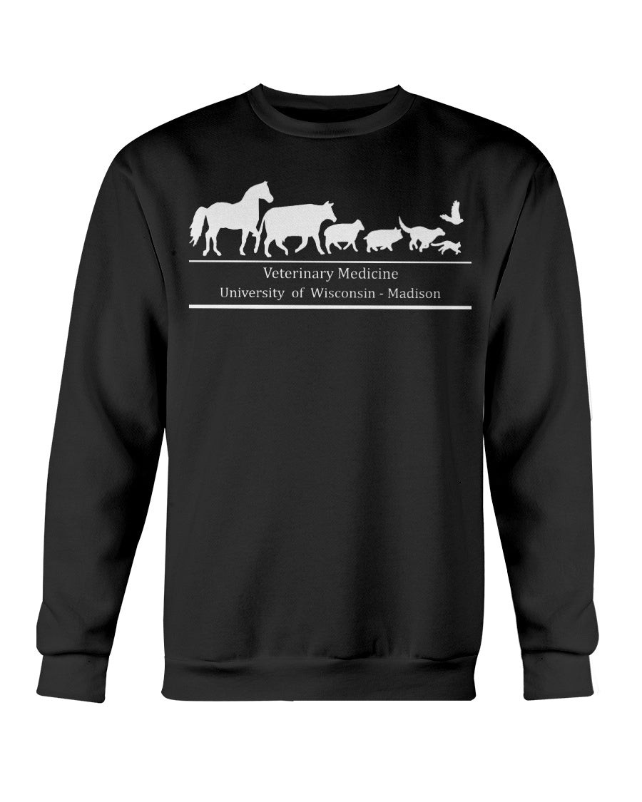 Veterinary Medicine Sweatshirt Vintage 90S University Of Wisconsin Madison Sweatshirt 211104