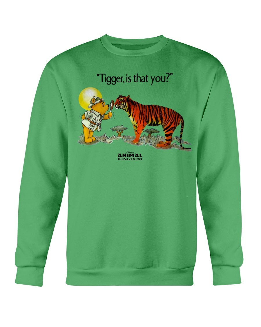Vintage 00S Winnie The Pooh Tigger Animal Kingdom Disney Cartoon Sweatshirt 090821