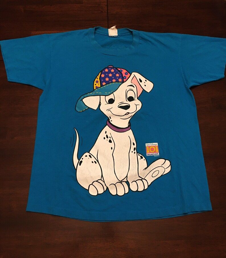 Vintage 101 Dalmatians Front And Back Dog Tee