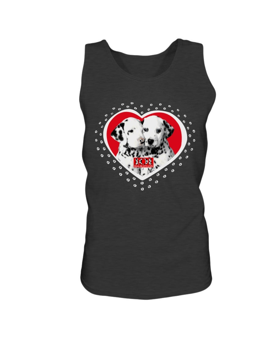 Vintage 101 Dalmatians Heart Tank 211011