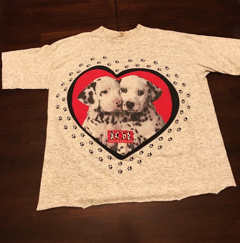 Vintage 101 Dalmatians Heart Tee
