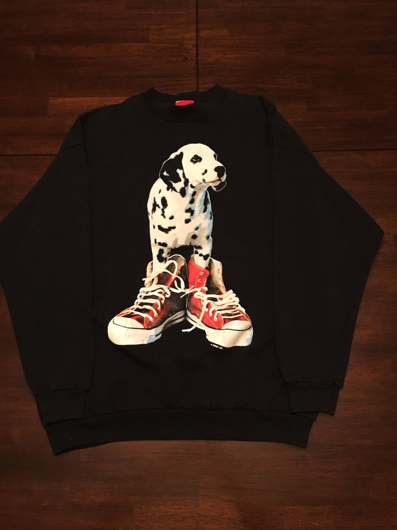 Vintage 101 Dalmatians Shoe Sweater