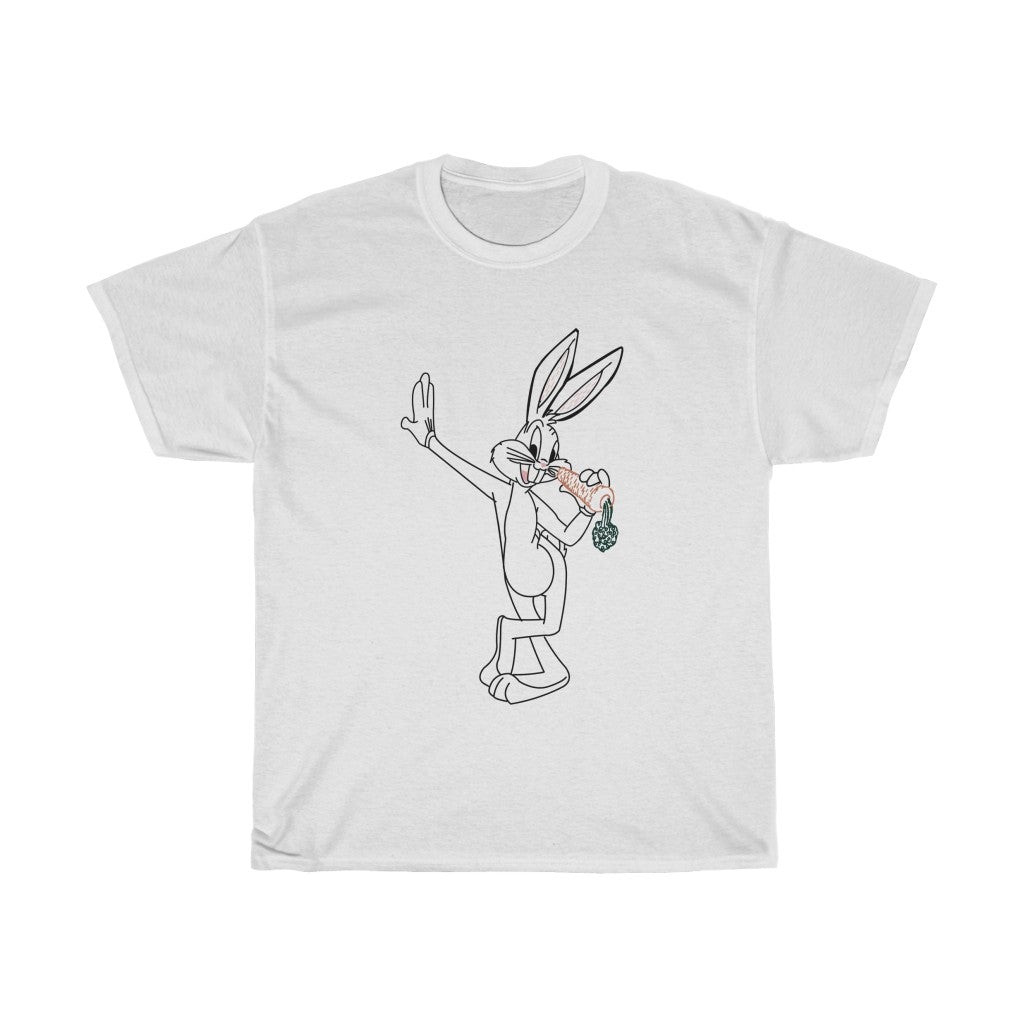 Vintage 1960Bugbunny Artwork Unisex Heavy Cotton Tee 211117