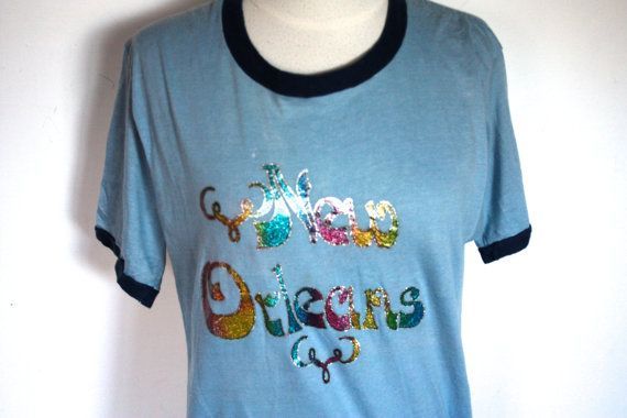 Vintage 1970s Iron On shirt New Orleans By Truevaluevintage shirt