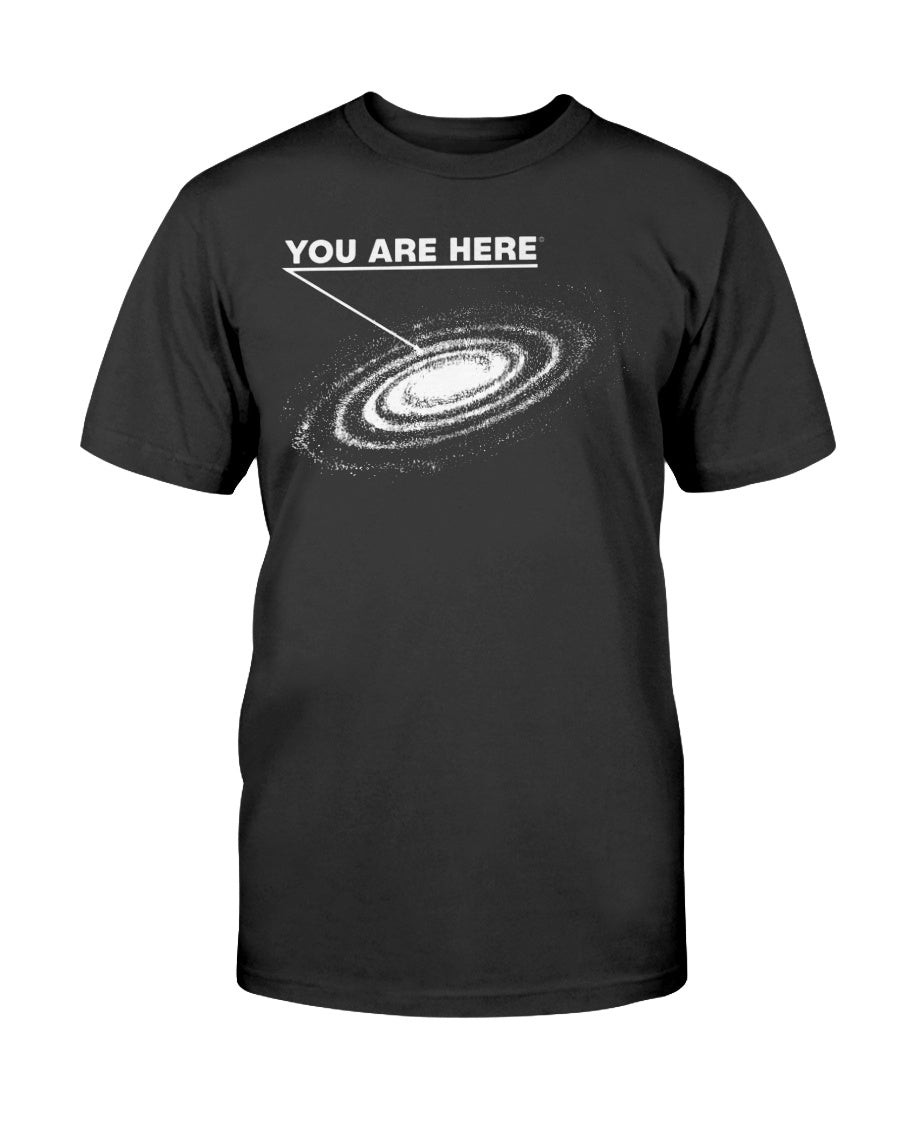 Vintage 1970S You Are Here Galaxy Diagram T Shirt 211208