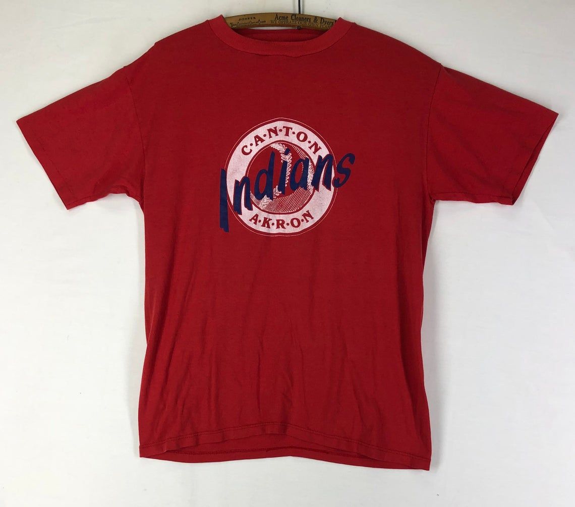 Vintage 1980s-1990s Akron-Canton Indians Shirt