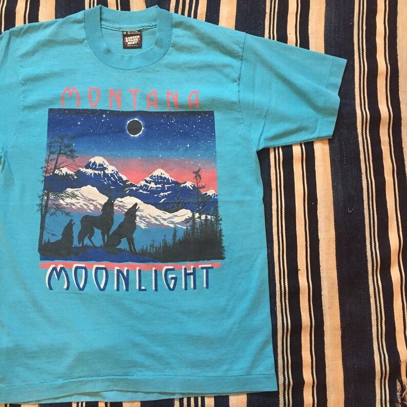 Vintage 1980S 90S Montana Tee Mens Small Sceen Stars vintage 1980s 90s montana tee mens small sceen stars nbbod