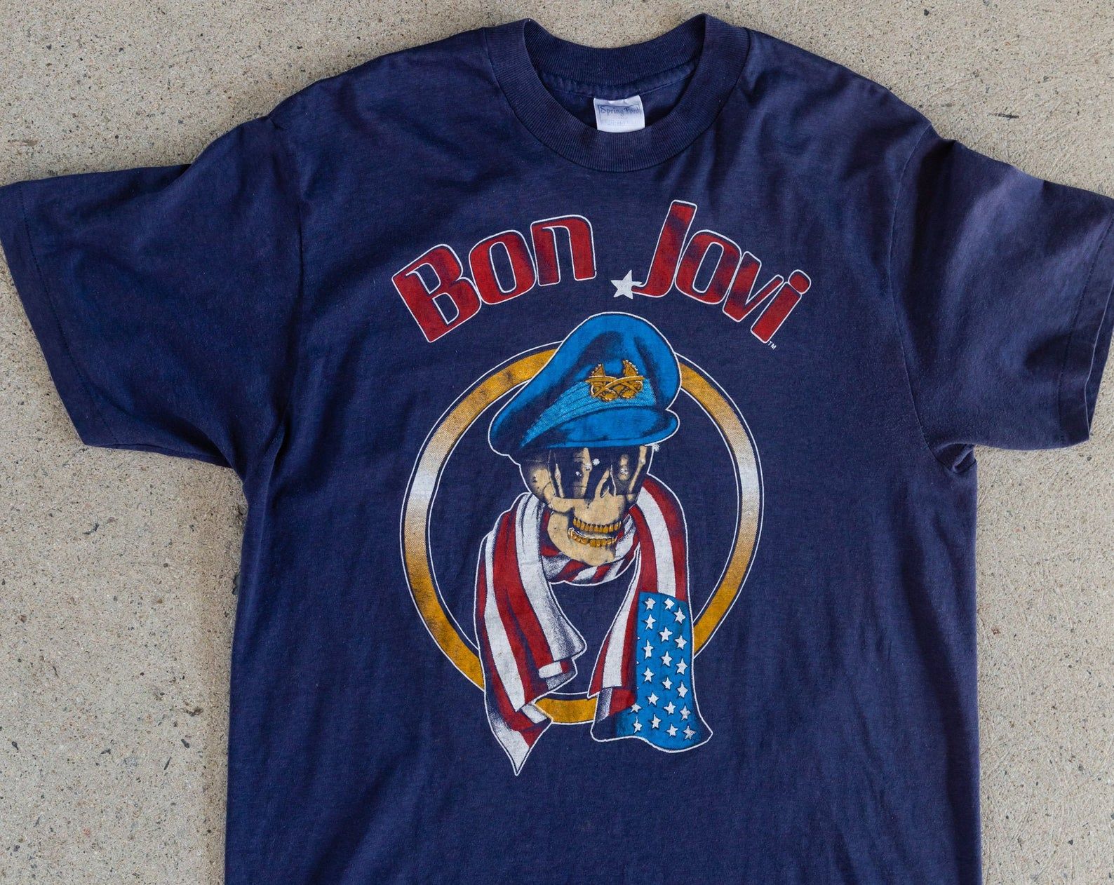 Vintage 1980's Bon Jovi We Came We Saw And We Kicked Your Ass T-shirt