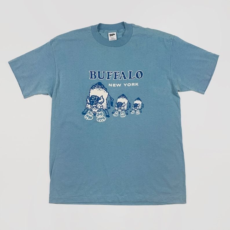 Vintage 1980S Buffalo New York Souvenir Tee Shirt
