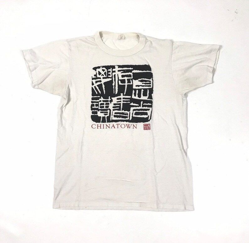 Vintage 1980S Chinatown T Shirt Fits Sz Small