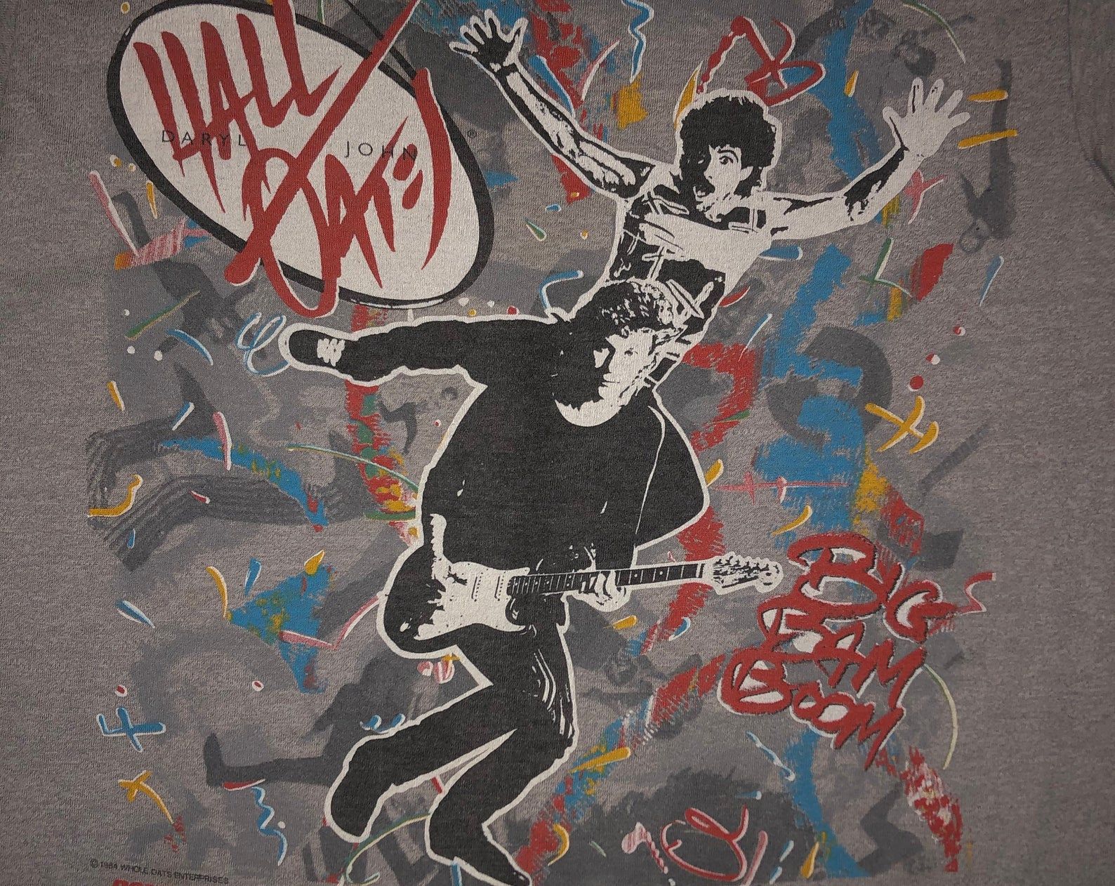 Vintage 1980S Hall And Oats Concert T Shirt - Live Thru 85 Tour Pontiac Fiero Soft 80S Tee