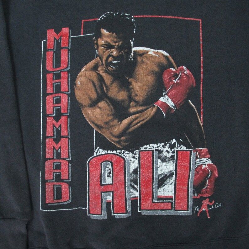 Vintage 1980S Muhammad Ali Crewneck Sweatshirt Small Medium Nutmeg Mills Salem Boxing Cassius Clay Made In Usa Raglan Caricature vintage 1980s muhammad ali crewneck sweatshirt small medium nutmeg mills salem boxing cassius clay made in usa raglan caricature 1hah2