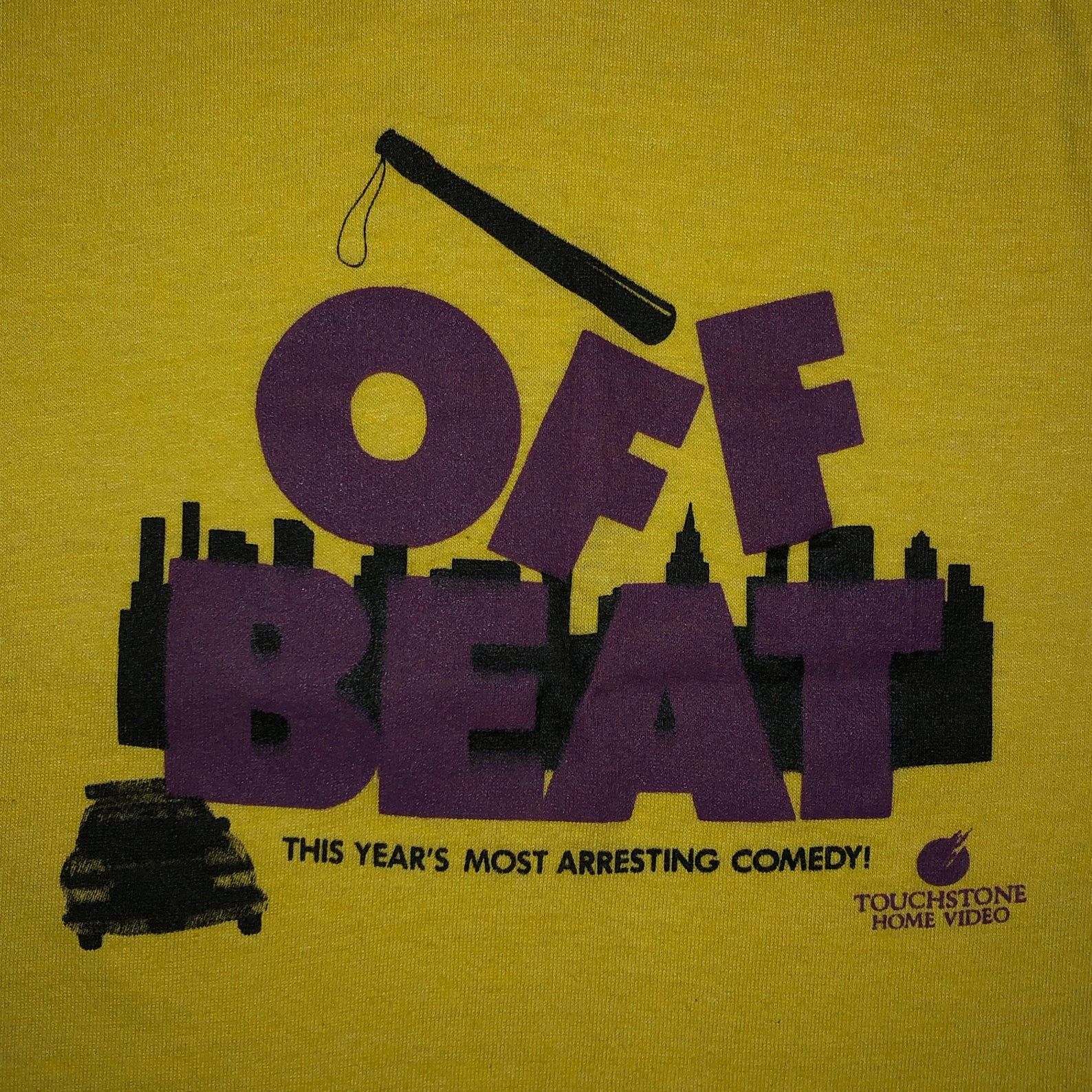 Vintage 1980S Off Beat Movie Promo T Shirt Comedy Rare Screen Stars Soft 80S