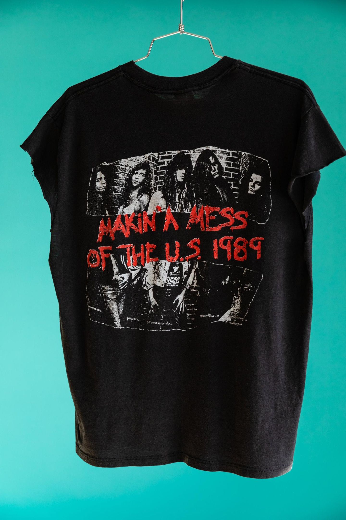 Vintage 1980'S S Row ''Makin A Mess Of The Us Tour Of 1989'' T-Shirt