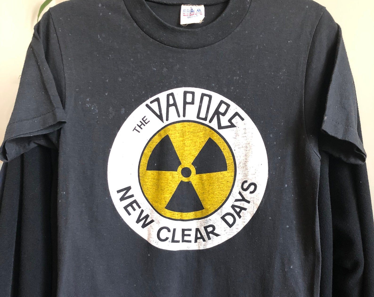 Vintage 1980'S The Vapors New Clear Days Album T-Shirt
