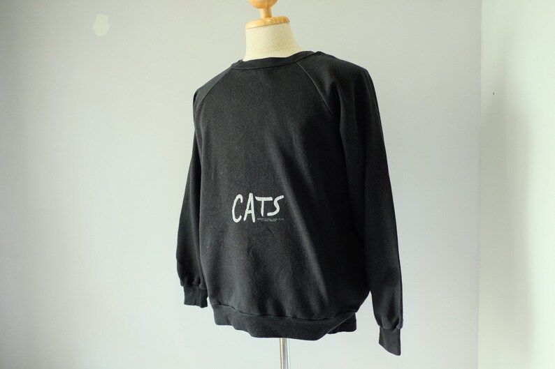 Vintage 1981 Cats Boardway Musical Sweatshirt