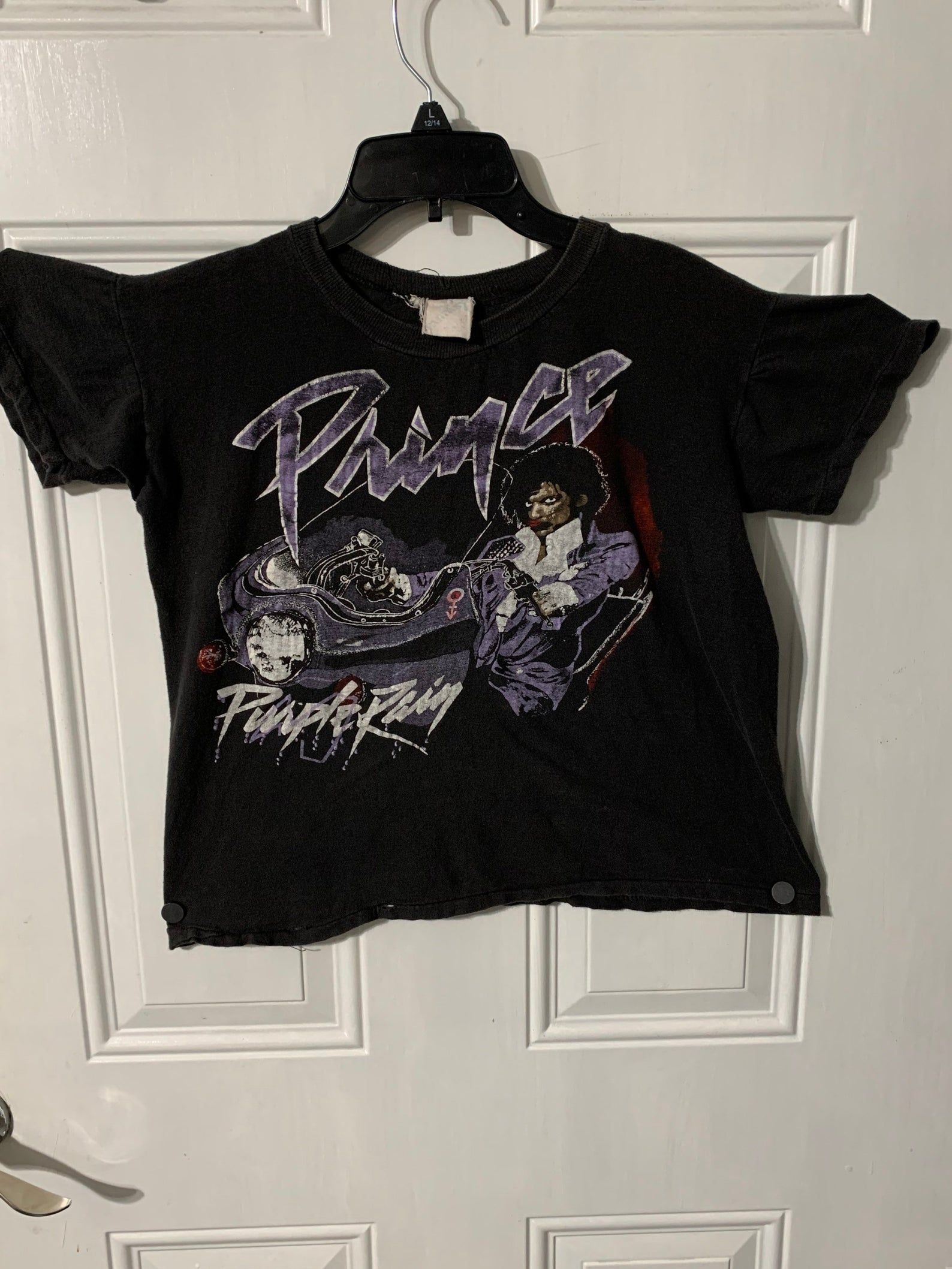 Vintage 1984 Prince The Purple Rain Concert Tour Collectible T-Shirt Pit To Pit 19 Length 20