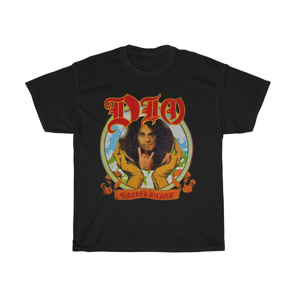 Vintage 1985 Dio Sacred Heart Tour Concert Promo M 80S 90S Tee 211217