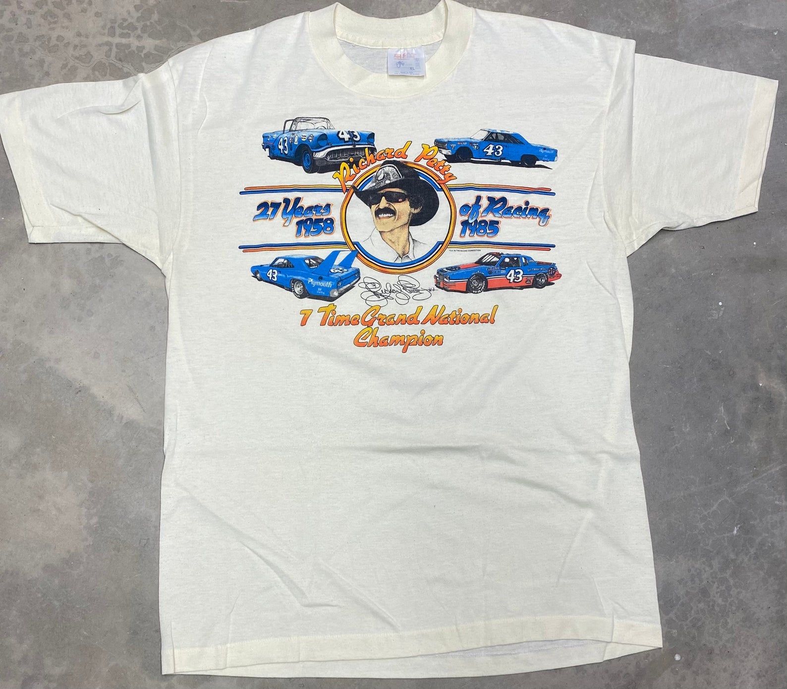 Vintage 1985 Richard Petty Nascar 27 Years Of Racing -