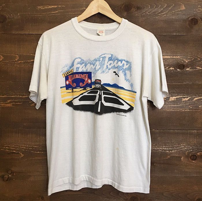 Vintage 1986 Alabama Tour shirt