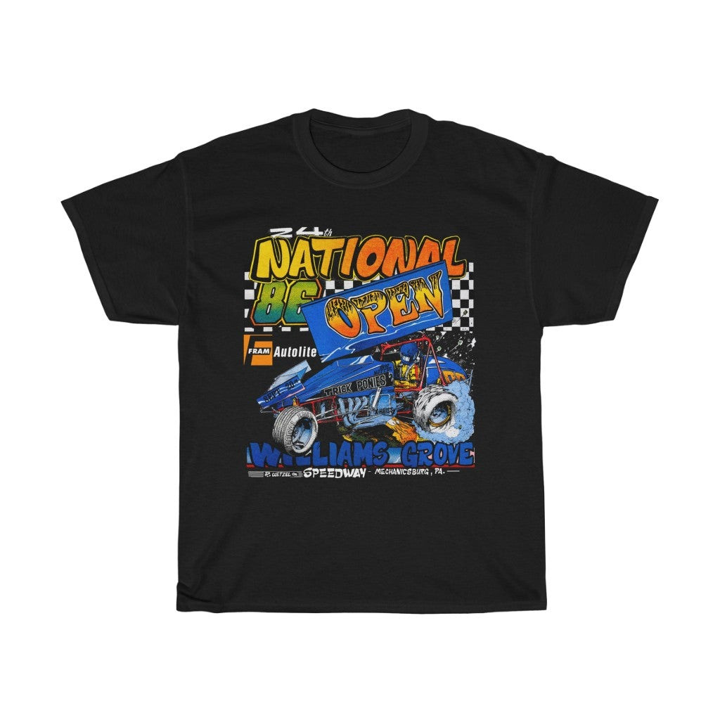 Vintage 1986 Deadstock Williams Grove 24Th Annual National Open Event Tee 211119