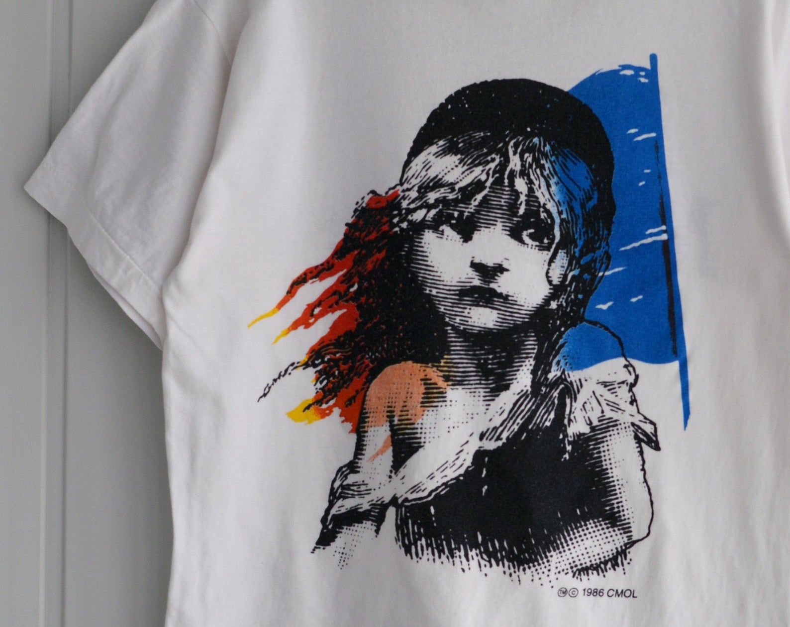Vintage 1986 Les Miserables London T Shirt Tee