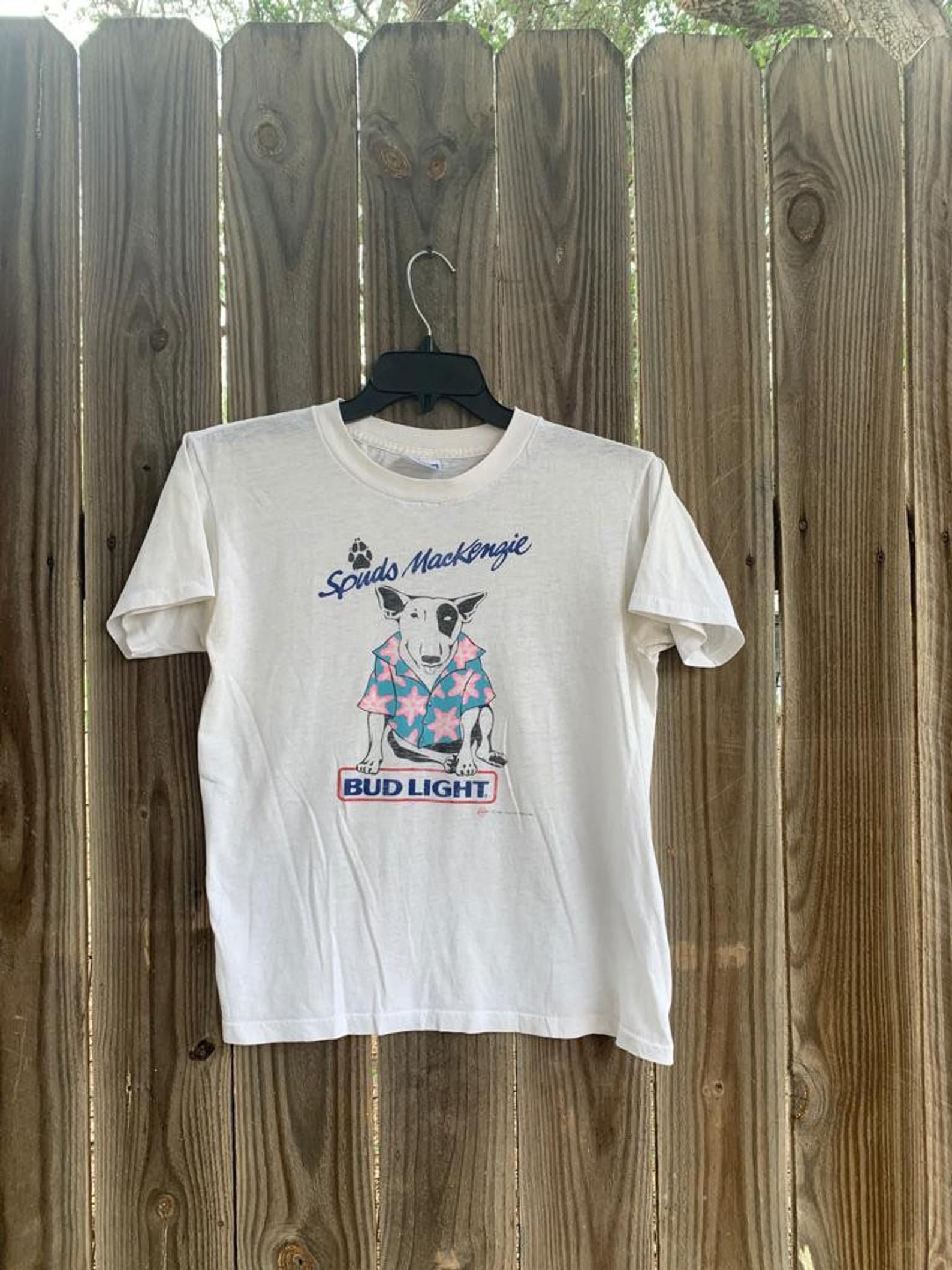 Vintage 1986 Spud Mckenzie Bud Light T-Shirt L