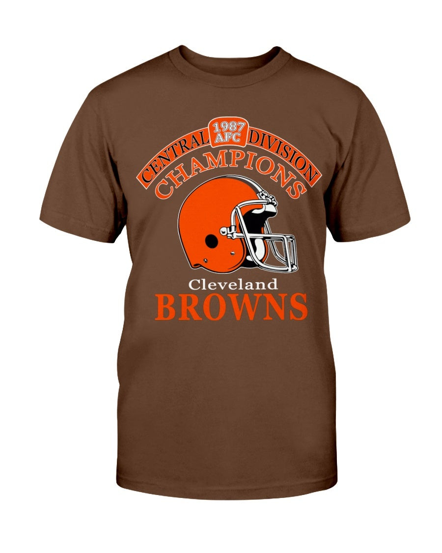 Vintage 1987 Cleveland Browns Afc Champions Graphic T Shirt 211205