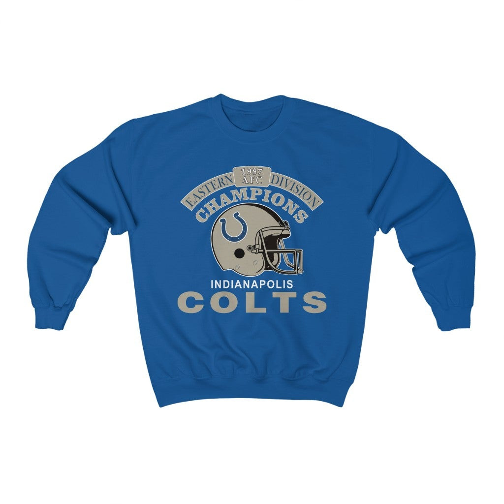 Vintage 1987 Indianapolis Colts Afc Champions Sweatshirt 211211