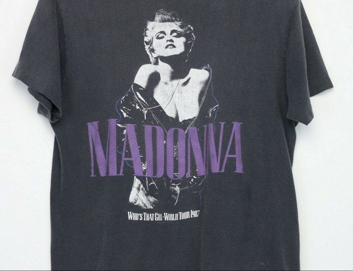 Vintage 1987 Madonna Who's That Girl Tour shirt