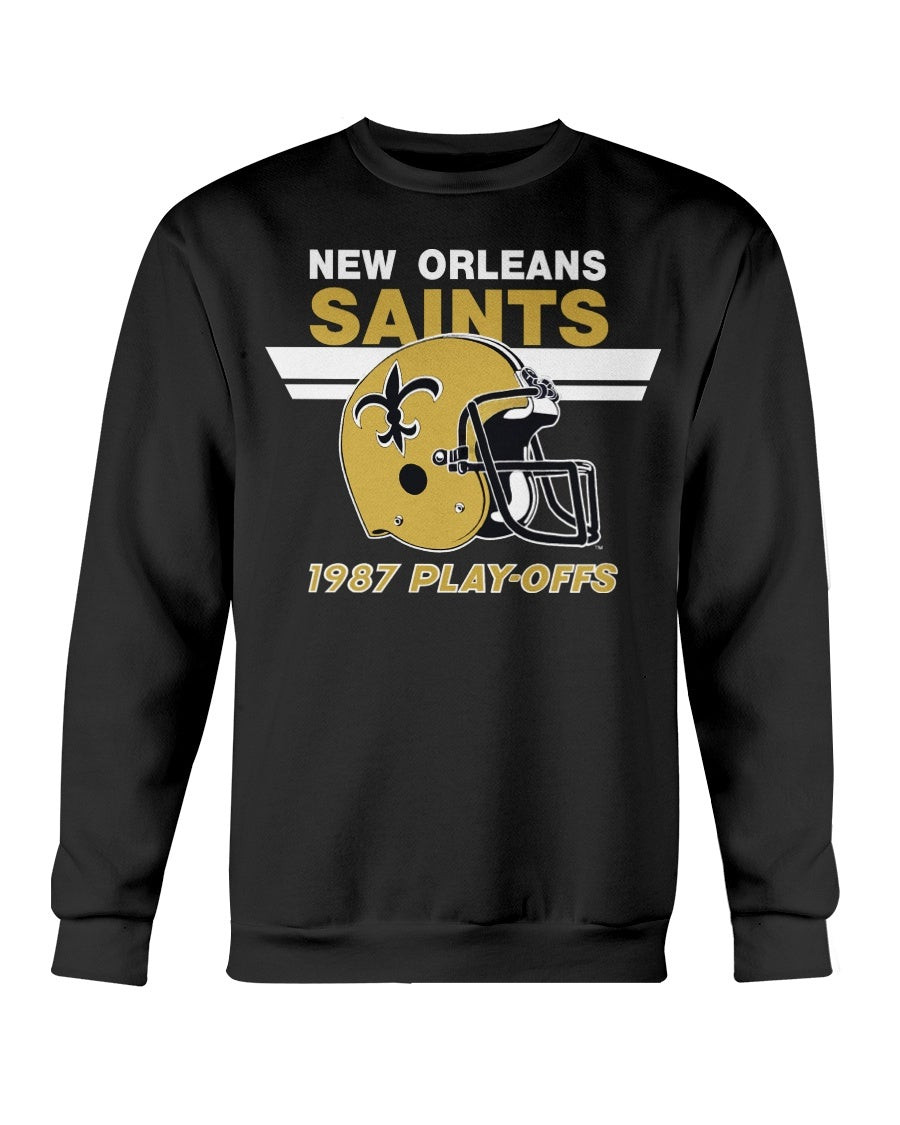 Vintage 1987 New Orleans Saints Football Play Offs Sweatshirt 211222
