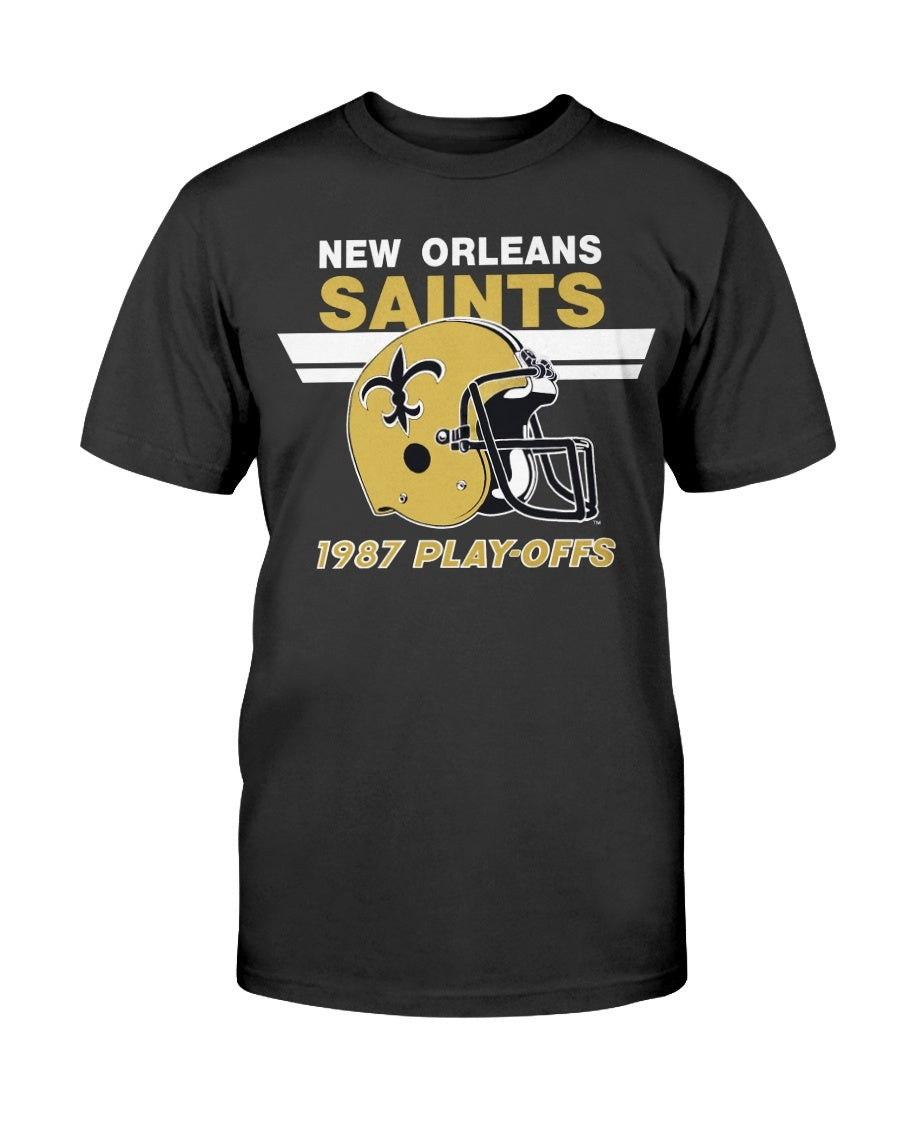 Vintage 1987 New Orleans Saints Football Play Offs T Shirt 211009