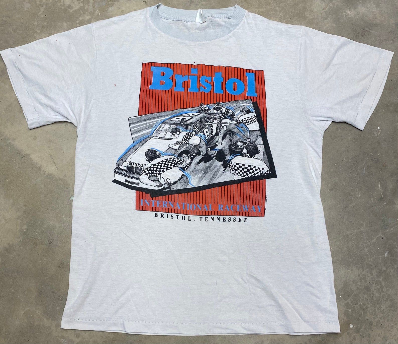 Vintage 1988 Bristol International Speedway Event Tee -