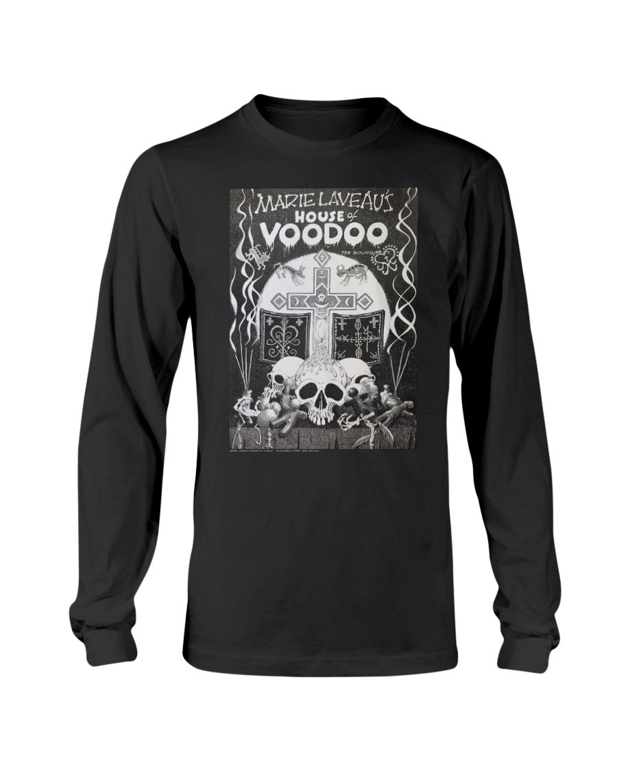 Vintage 1988 Marie Leveaus House Of Voodoo New Orleans Long Sleeve T Shirt 211029
