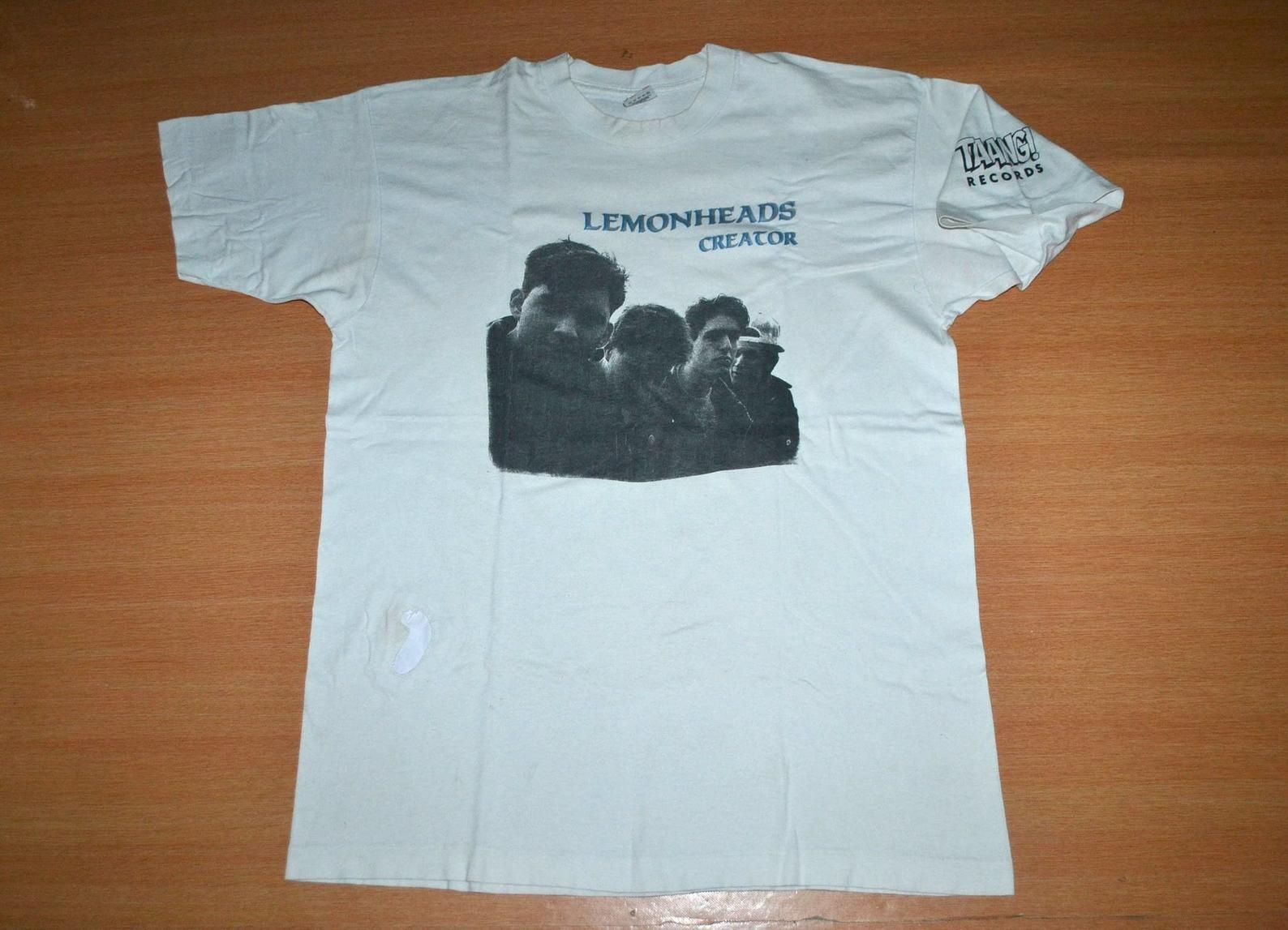 Vintage 1988 The Lemonheads Creator Tour Concert Promo Album Evan Dando Mega Rare 90S T-Shirt