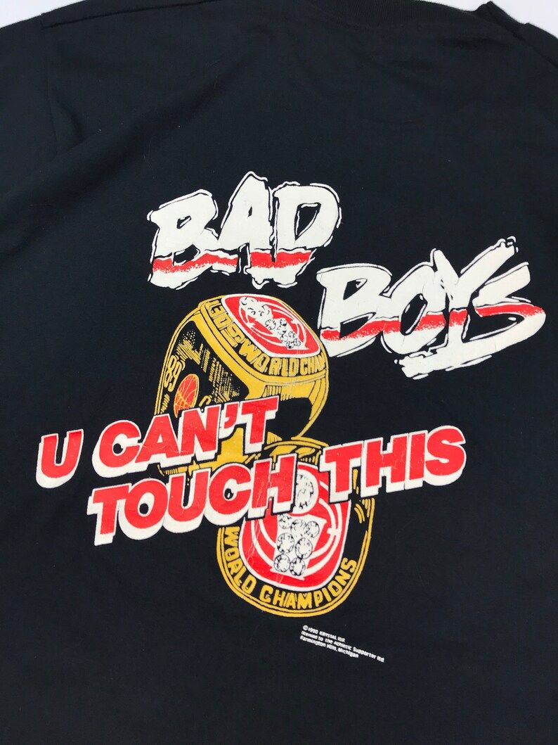 Vintage 1989 Detroit Pistons Bad Boys T Shirt
