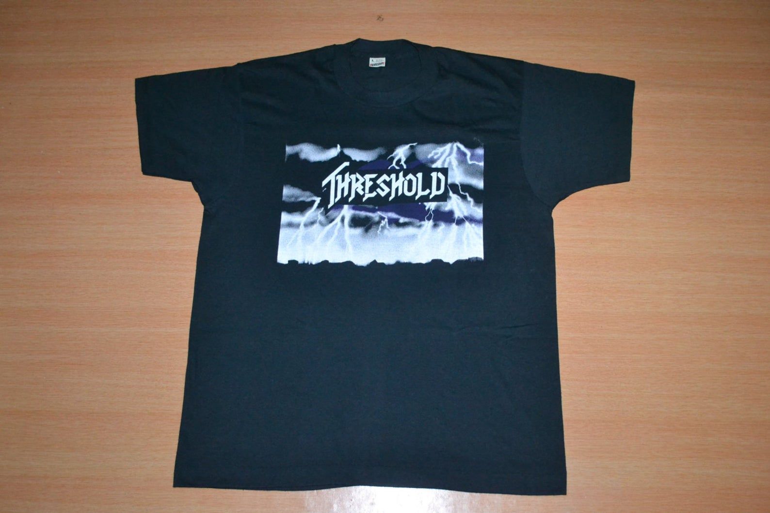 Vintage 1989 Threshold Out Of Control Tour Concert Promo Rare 80S T-Shirt