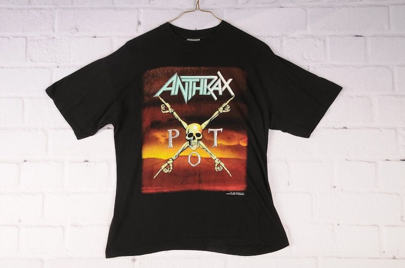 Vintage 1990 Anthrax Persistence Of Time World Tour