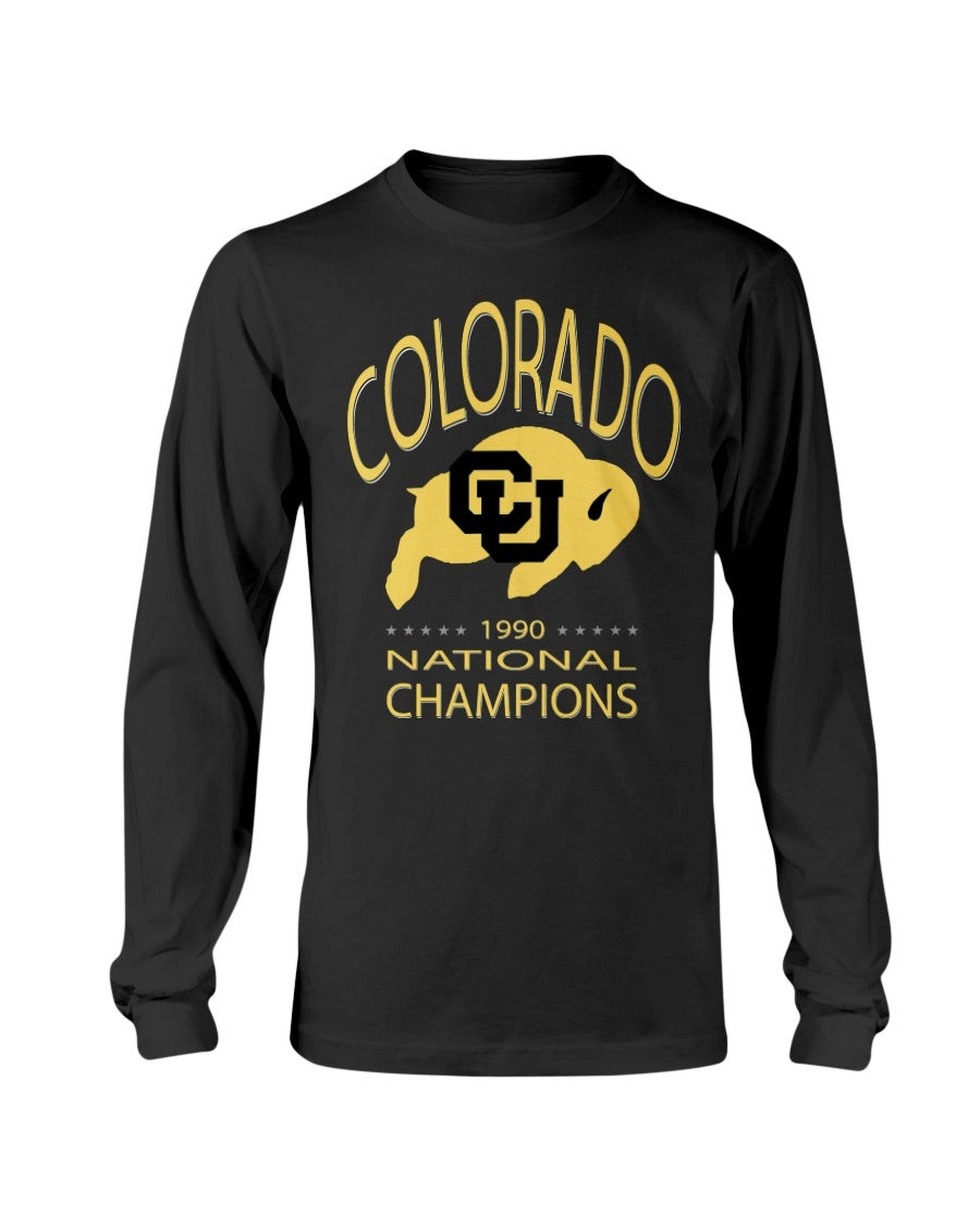 Vintage 1990 Colorado Buffaloes Long Sleeve T Shirt 211019