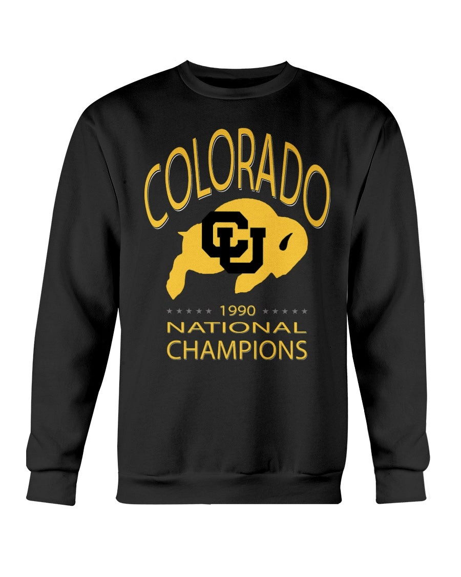 vintage 1990 colorado buffaloes sweatshirt 081421