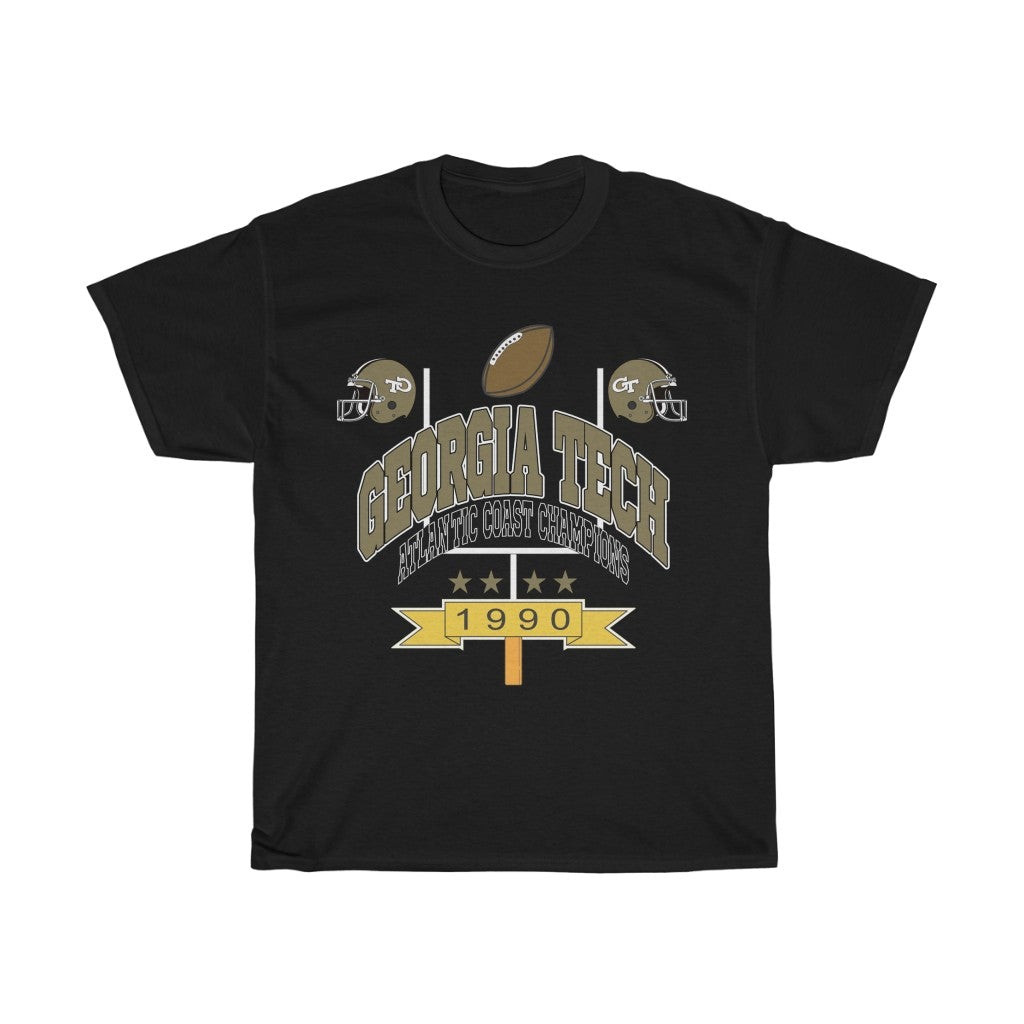Vintage 1990 Georgia Tech Football Tee 211217