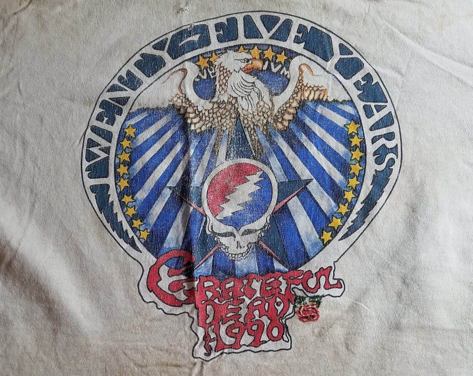 Vintage 1990 Grateful Dead 25 Years Shirt
