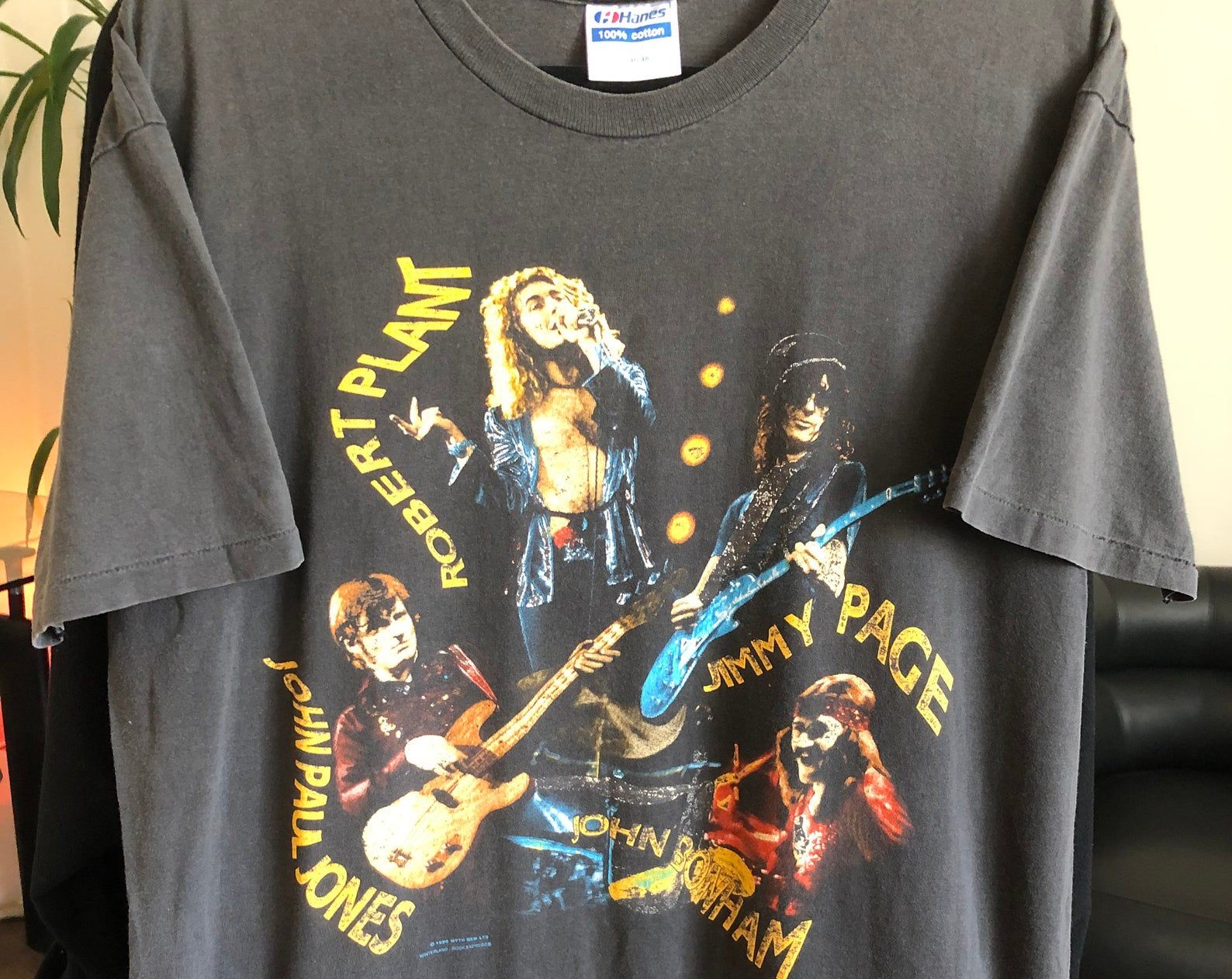 Vintage 1990 Led Zeppelin Double Sided Graphic Band T-Shirt
