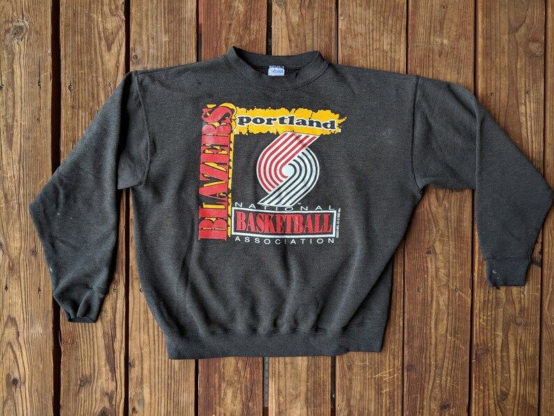 Vintage 1990 Portland Oregon Trailblazers Crewnecksweatshirt vintage 1990 portland oregon trailblazers crewnecksweatshirt ikklu