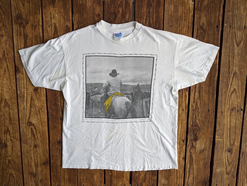 Vintage 1990 Real Workin Cowboys Slicker By Cheryl Long Western Art Tee vintage 1990 real workin cowboys slicker by cheryl long western art tee wmiz7