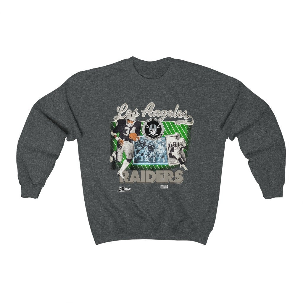 Vintage 1990 Salem Sports Nfl Los Angeles Raiders Football Bo Jackson Sweatshirt 211128