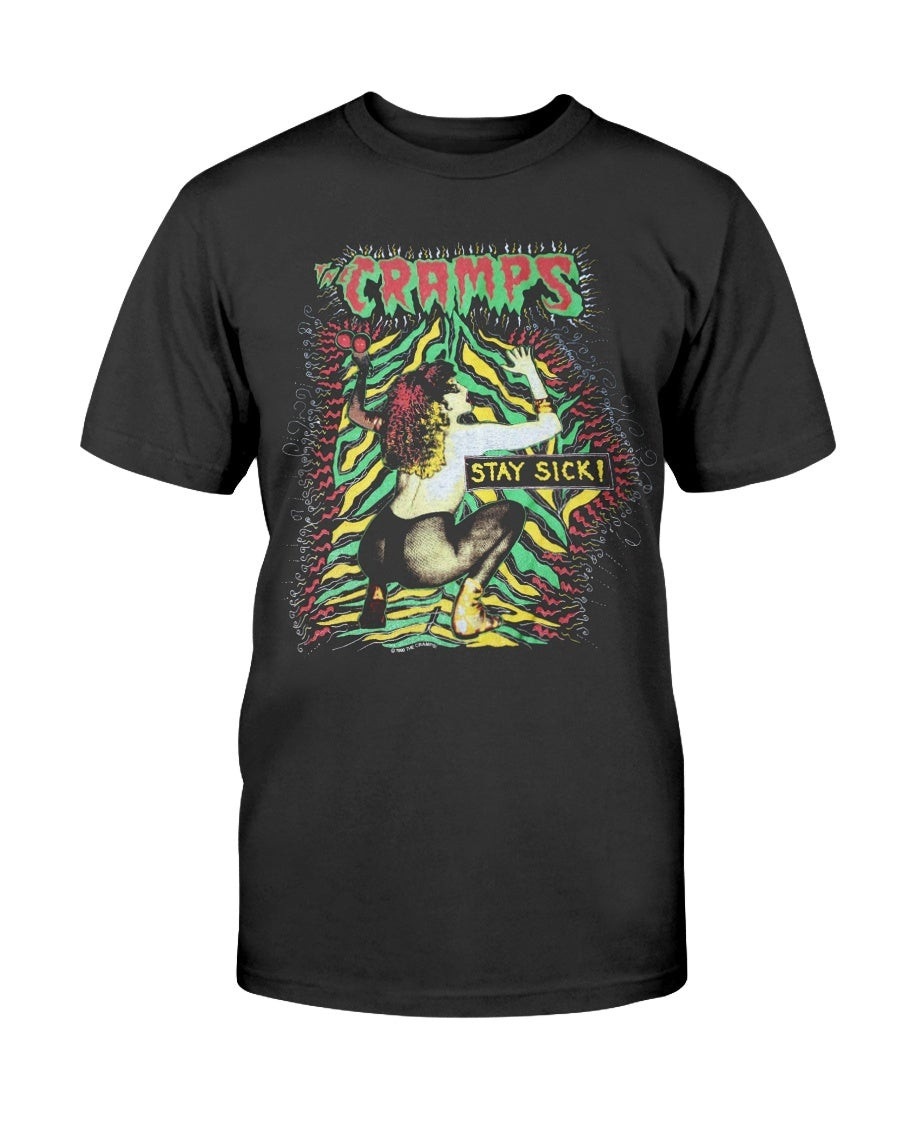Vintage 1990 The Cramps Stay Sick Concert T Shirt 081721