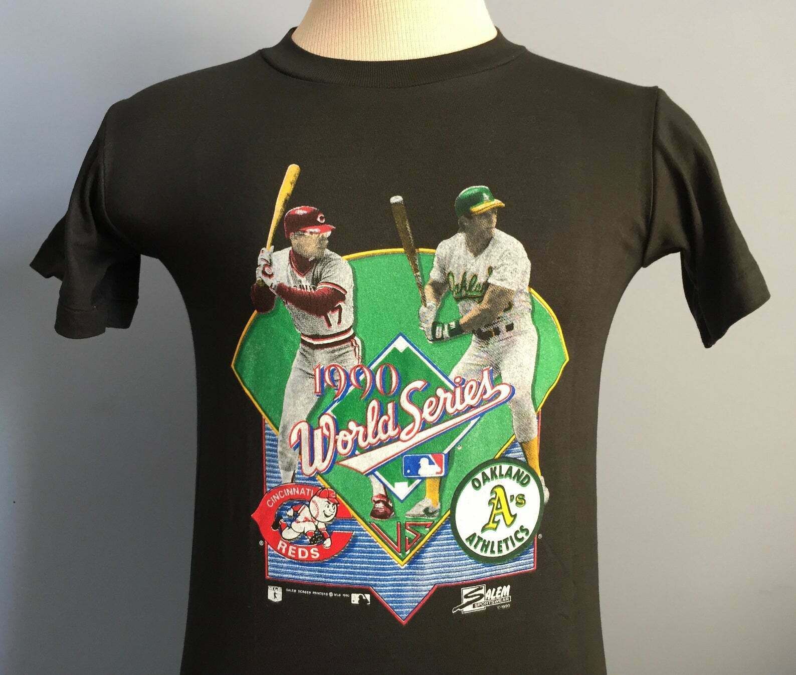 Vintage 1990 World Series Cincinnati Reds Vs Oakland Athletics A'S Jose Canseco